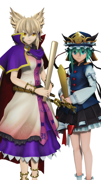 第13回東方project人気投票 太子様と閻魔様 茶呂0818号 さんのイラスト ニコニコ静画 イラスト