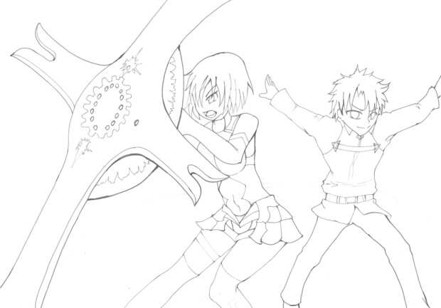 Fgo塗り絵 黒ぶち さんのイラスト ニコニコ静画 イラスト