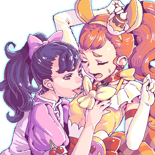 キュアカスタードの腋を舐めるまいんちゃん Metal さんのイラスト ニコニコ静画 イラスト