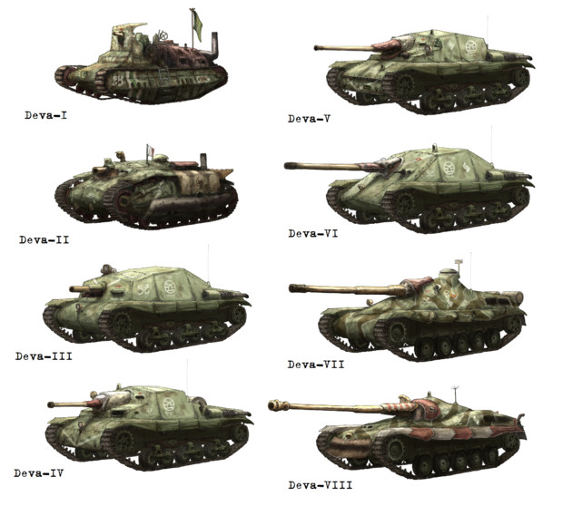 デーヴァ装甲戦車 100年の歴史 蒼衣わっふる さんのイラスト ニコニコ静画 イラスト