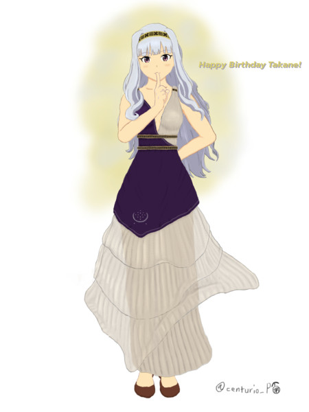 誕生日の星と月のアイドル 四条貴音生誕祭絵 Centurio P さんのイラスト ニコニコ静画 イラスト