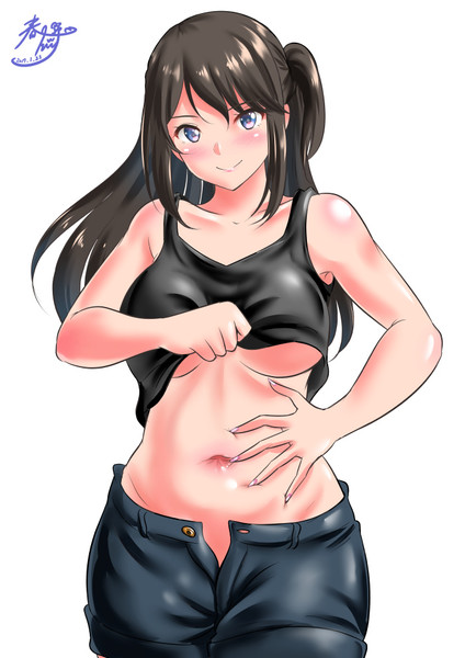 セイレン 常木さんのきれいなおへそ 春日野トバリ さんのイラスト ニコニコ静画 イラスト