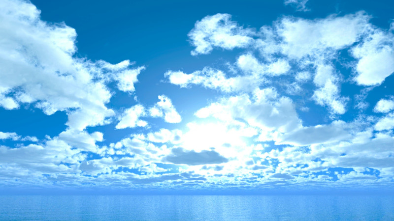 【MMDステージ配布】優しい輝きの空 TP4【スカイドーム】
