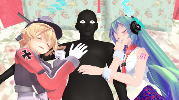 この状態じゃあ寝れない Wawon T S さんのイラスト ニコニコ静画 イラスト