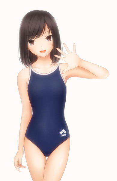スクール水着の子 ゆるびね さんのイラスト ニコニコ静画 イラスト