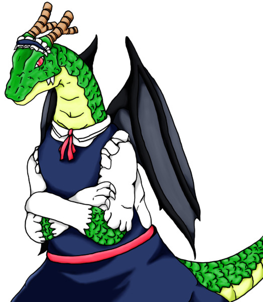 メイド 服のド ラゴン Sikaoto さんのイラスト ニコニコ静画 イラスト