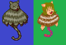 ｐｃエンジン版リンダキューブ動物擬人化 ネコ パラソル めし太郎 さんのイラスト ニコニコ静画 イラスト