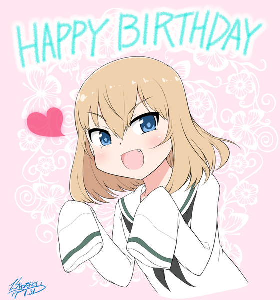 カチューシャ様お誕生日おめでとう♪ / 大和なでしこ さんのイラスト - ニコニコ静画 (イラスト)