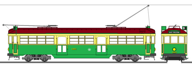 メルボルン市電w7形電車 56kuma さんのイラスト ニコニコ静画 イラスト
