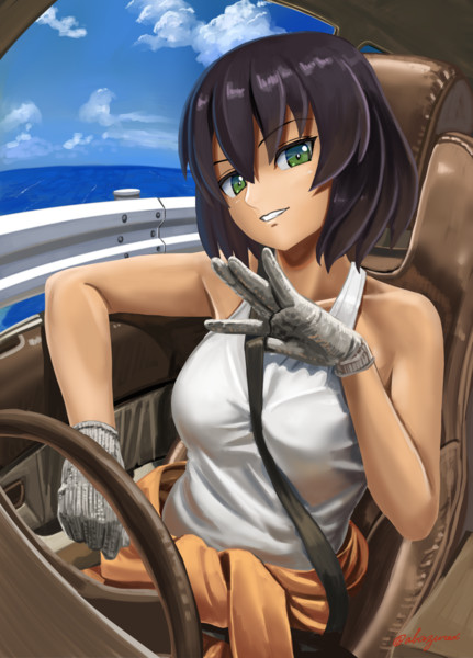 ホシノのシートベルトパイスラ あばずred さんのイラスト ニコニコ静画 イラスト
