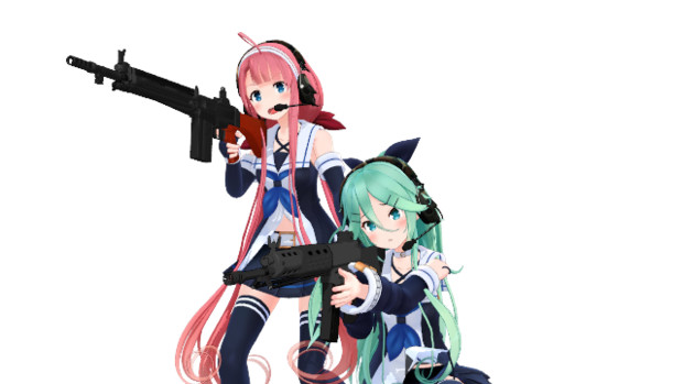 Mmd 江風 山風でタクトレ風 サカイさん さんのイラスト ニコニコ静画 イラスト
