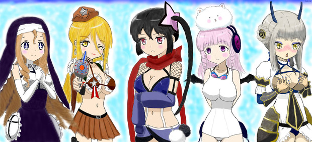 まほいく巨乳組