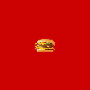 【ドット絵】トリプルチーズバーガー