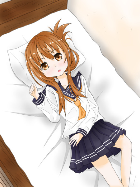 電がベッドに横になって Tanato さんのイラスト ニコニコ静画 イラスト