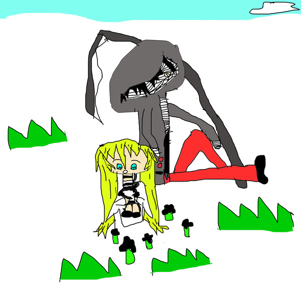 ザクレイ 花の首飾り作ってる 殺戮イラスト ゆりりん 鏡音廃 さんのイラスト ニコニコ静画 イラスト
