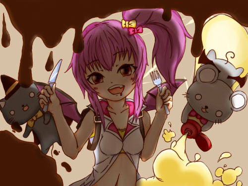 マニュにはマヨネーズをつけてね アンプルゥにはソース ツキナキ さんのイラスト ニコニコ静画 イラスト