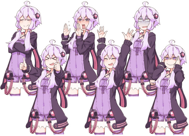 ウザい感じの結月ゆかり立ち絵 2 3 モチノエ さんのイラスト ニコニコ静画 イラスト