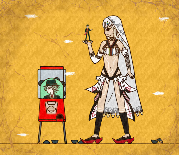壁画ガチャは良い文明 キタ さんのイラスト ニコニコ静画 イラスト