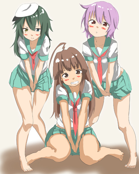 はいてないかもしれない球磨多摩木曾 たま さんのイラスト ニコニコ静画 イラスト
