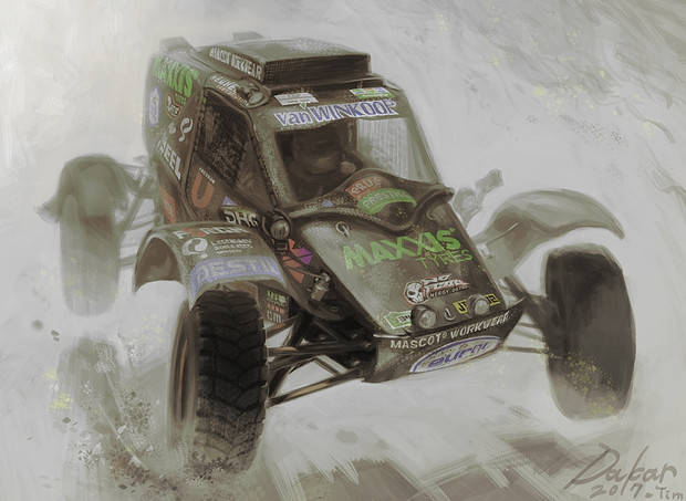 Dakar17 Tim S Buggy Ca さんのイラスト ニコニコ静画 イラスト