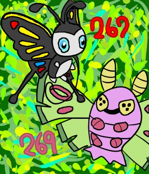 アゲハントとドクケイル おもち 餅月叶恵 さんのイラスト ニコニコ静画 イラスト