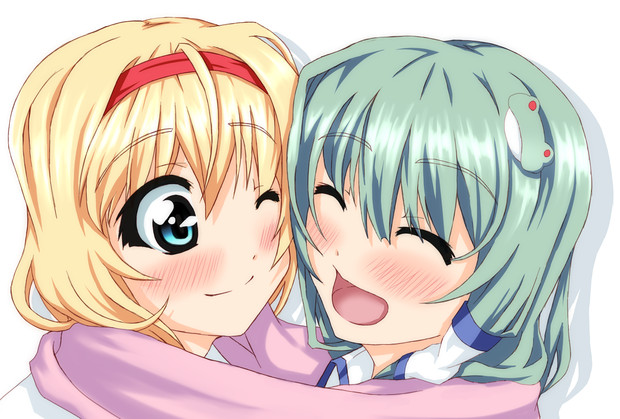 マフラー2人巻き 竹ちくわ さんのイラスト ニコニコ静画 イラスト
