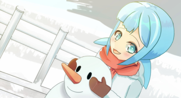 雪 女の子 オカモト さんのイラスト ニコニコ静画 イラスト