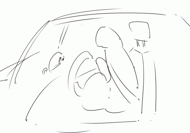 車を運転するちんちん カルティナ さんのイラスト ニコニコ静画 イラスト