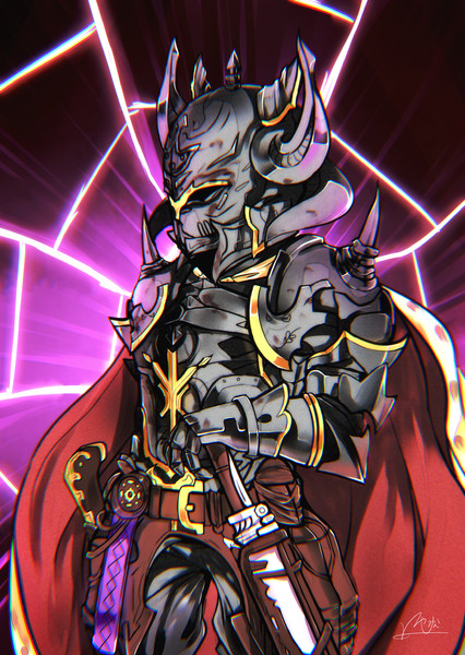 黒騎士 ニコニコ静画 イラスト