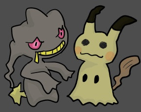 ジュペッタ ミミッキュ おもち 餅月叶恵 さんのイラスト ニコニコ静画 イラスト