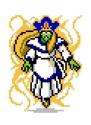 【魔界塔士Sa・Ga】神 ドット絵 カラー化 拡大