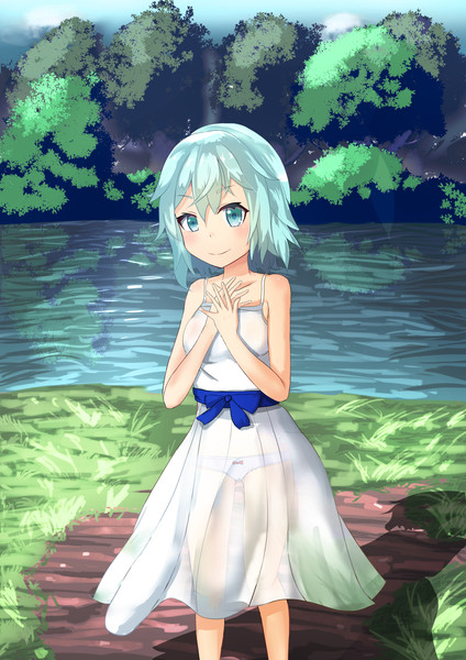 透けワンピ 茶葉 さんのイラスト ニコニコ静画 イラスト