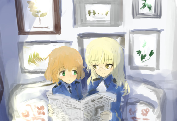 アメリーとペリーヌ Cab さんのイラスト ニコニコ静画 イラスト