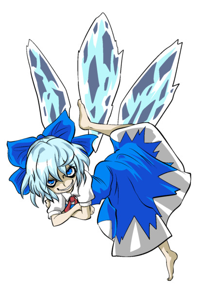 悪いチルノ 立ち絵 二ノ瀬泰徳 さんのイラスト ニコニコ静画 イラスト