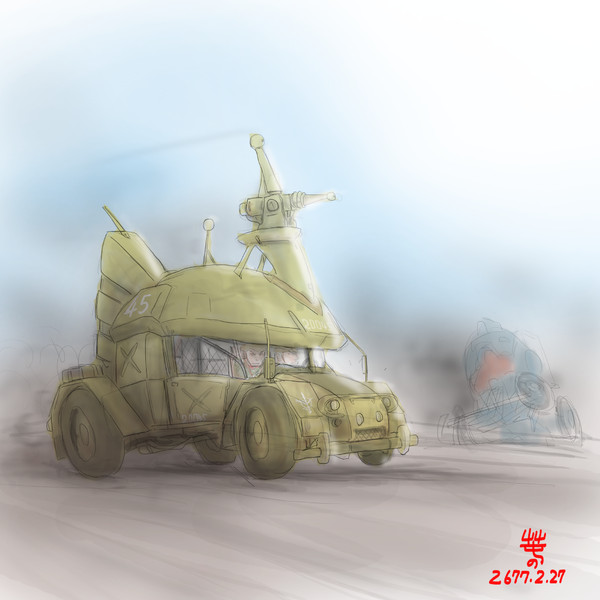 装輪式ms 陸戦型ゲルググ Msgt 14 はる さんのイラスト ニコニコ静画 イラスト