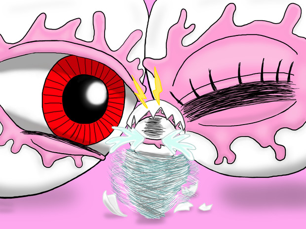 妖怪豆知識百鬼夜行投票 一目連 虎顎 コガク さんのイラスト ニコニコ静画 イラスト