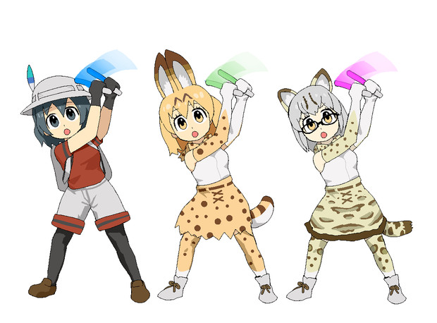 ヲタ芸フレンズ ハイパーuc さんのイラスト ニコニコ静画 イラスト