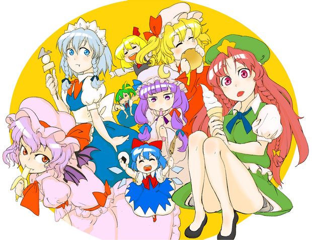 暑いね でも食う 本味醂 さんのイラスト ニコニコ静画 イラスト