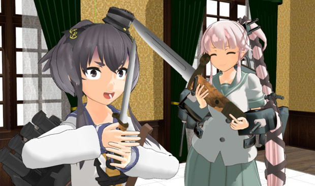 伍長式二式銃剣 Ver1 01 Mmdモデル配布 伍長p さんのイラスト ニコニコ静画 イラスト
