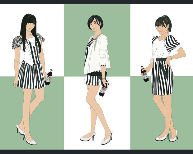 Perfume パフューム 有言実行シスターズ Toshi さんのイラスト ニコニコ静画 イラスト