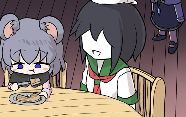 ｎｙｎのために作られたホットケーキを偽ｎｙｎに食べられてしまうｎｙｎ姉貴 スやろう さんのイラスト ニコニコ静画 イラスト