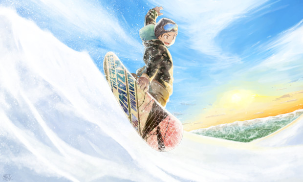 夕暮れボーダー 風山ヒエン さんのイラスト ニコニコ静画 イラスト