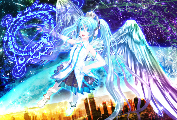 銀獅式初音ミクking S Magic Ver1 00 モデル配布 銀獅 さんのイラスト ニコニコ静画 イラスト