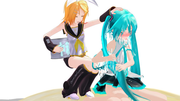 接着剤で動けなくなったミクを中和剤で救出しました Doltmeply さんのイラスト ニコニコ静画 イラスト