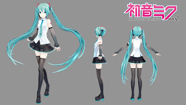 REM式初音ミクV4X_ver1.0【モデル配布】