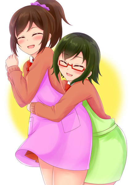 田中さんと上野さん ガヴリールドロップアウト Karuba さんのイラスト ニコニコ静画 イラスト