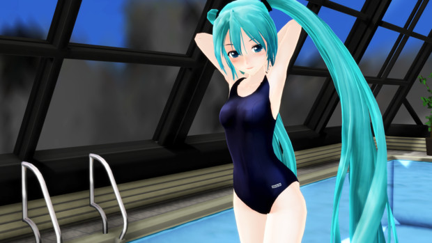 Mmd とmmeだけ で壁紙を作ってみる その60 初音ミク Ezoronin さんのイラスト ニコニコ静画 イラスト