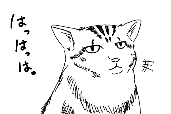なんとも言えない目つきのネコ Jwaf さんのイラスト ニコニコ静画 イラスト