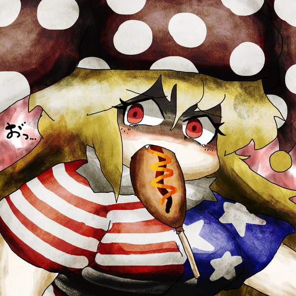 振り向きざまにアメリカンドッグに襲われるクラウンピース チキン南蛮弁当390円 さんのイラスト ニコニコ静画 イラスト