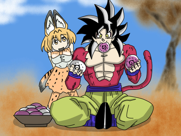 大食いと宇宙をかけた戦いが得意な猿のフレンズ 量産型ｊａｇｉ ８００ さんのイラスト ニコニコ静画 イラスト